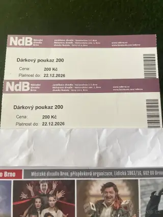 Poukaz na lístky do NdB