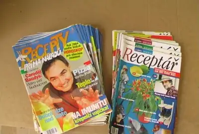 časopisy Receptář a Recepty prima nápadů ročník 2004