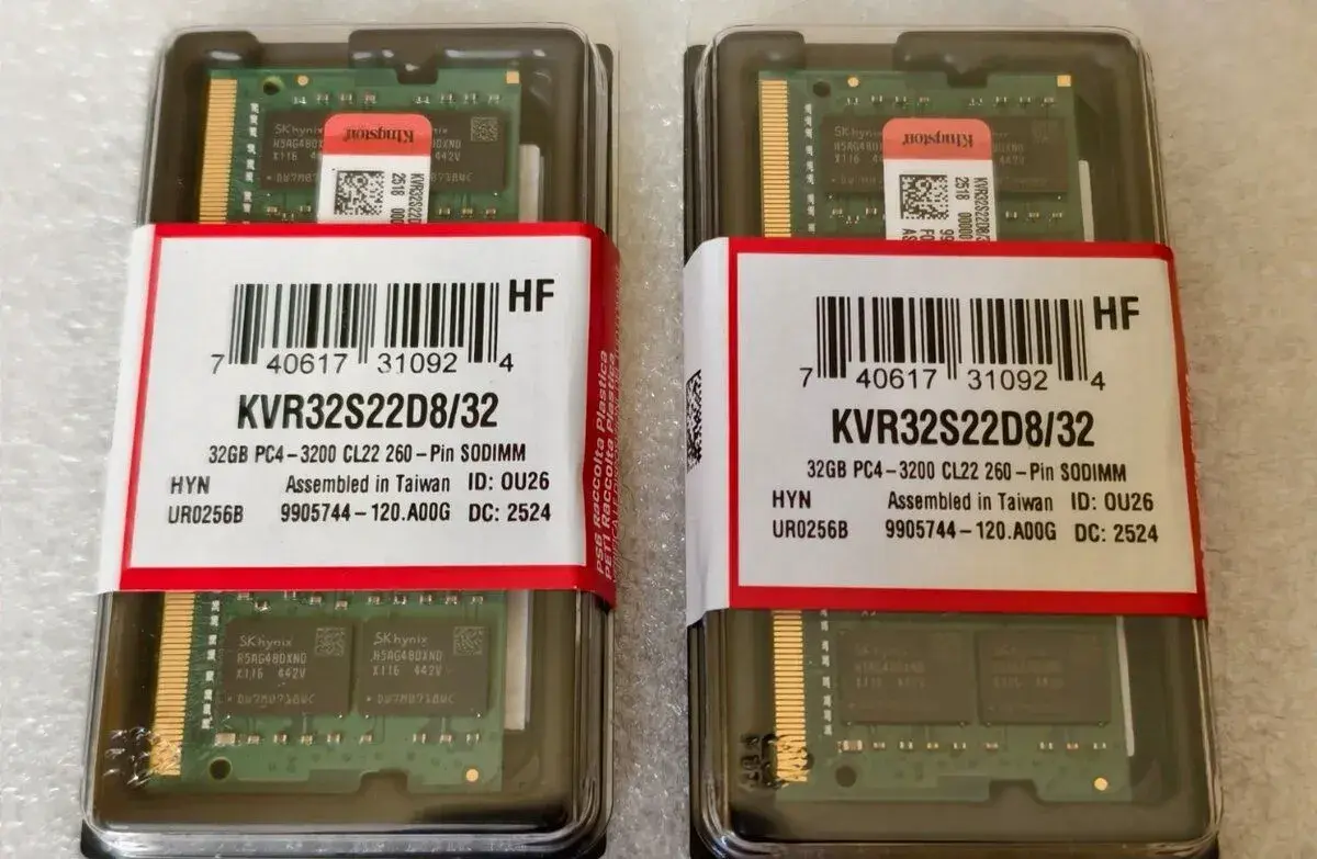 Paměť Kingston 64GB DDR4 3200MHz pro NOTEBOOK