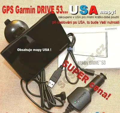 GPS “GARMIN drive 53” s USA mapami.