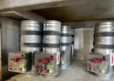 Požární klapka vzduchotechniky