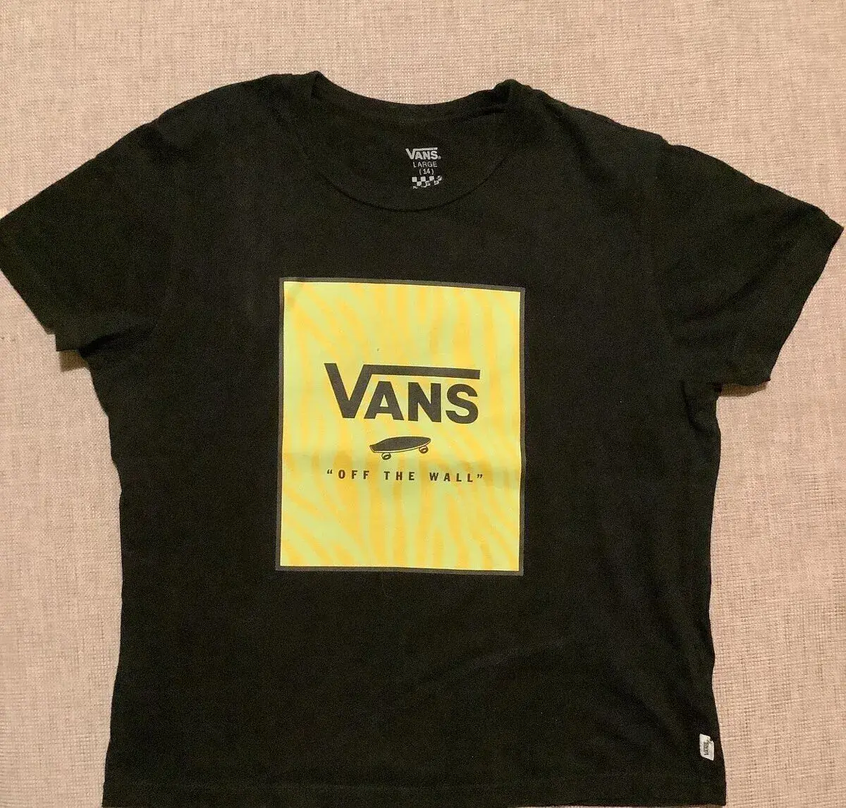 Dívčí černé tričko VANS, model ZOO BOX