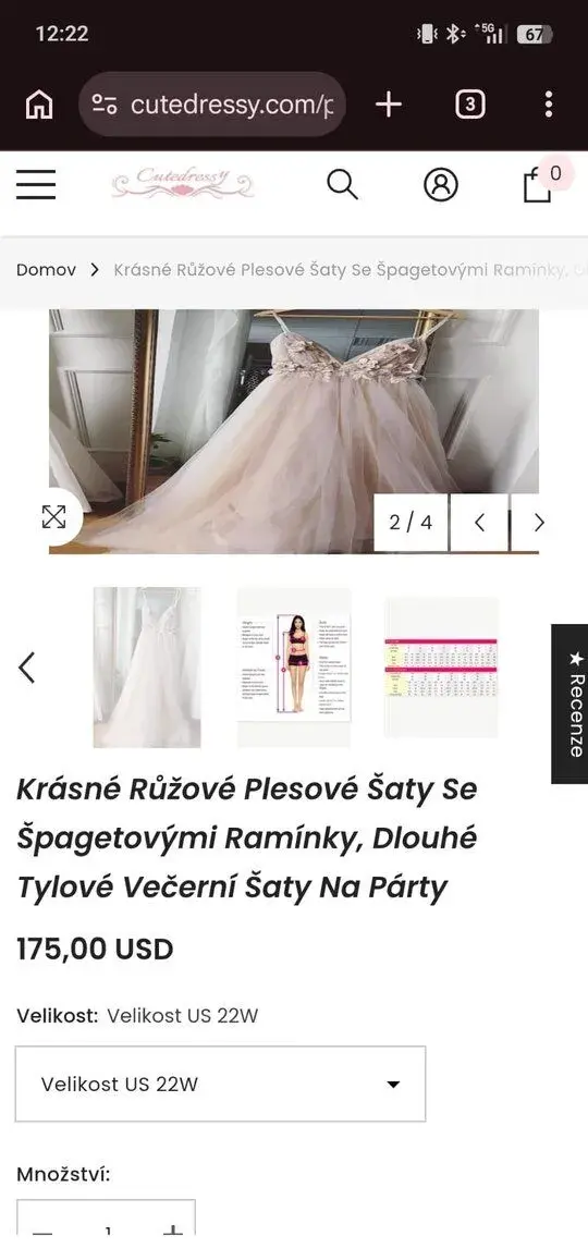Svatební (plesové) šaty