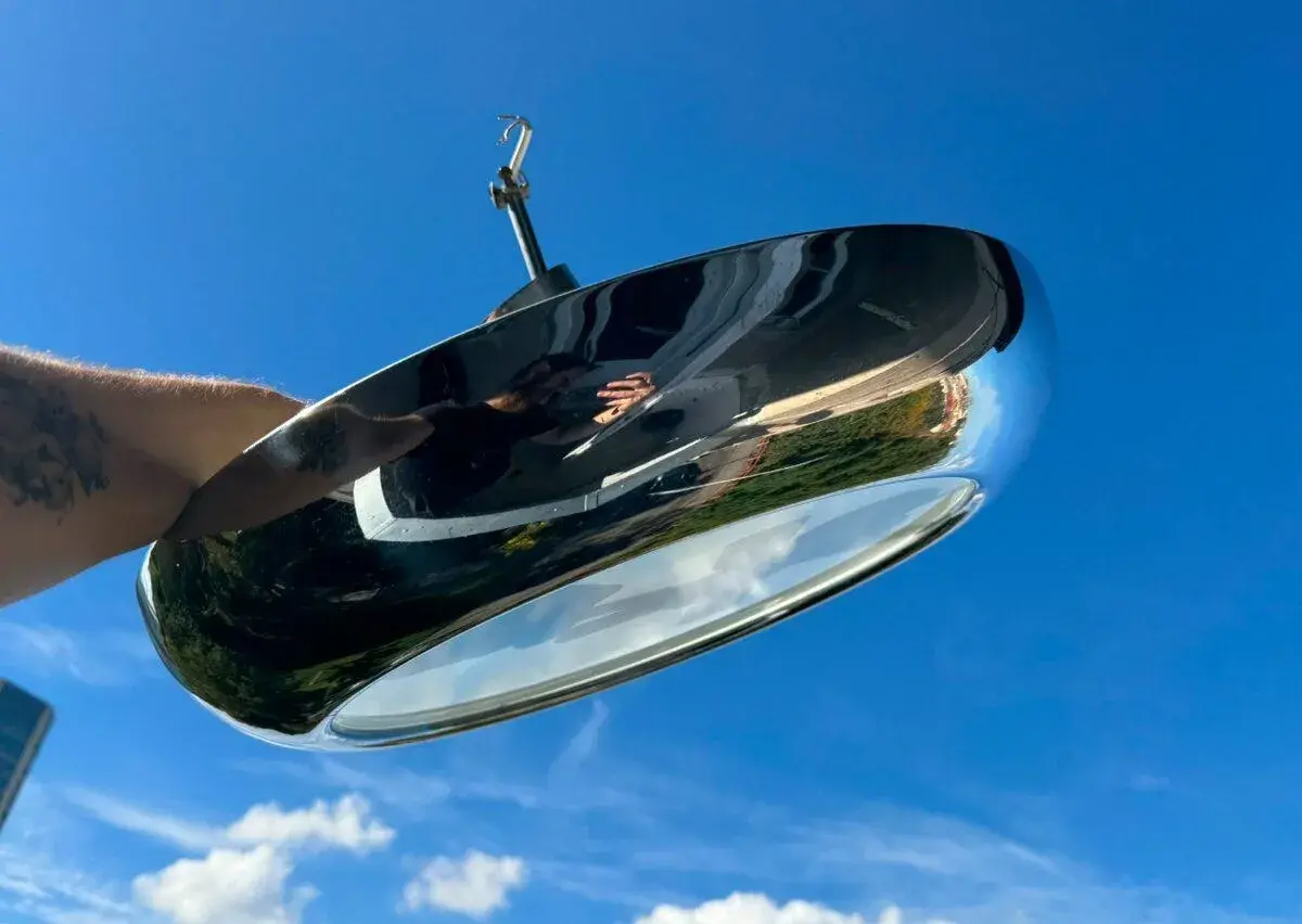 Funkcionalistický lustr UFO (Napako / J. Hůrka)