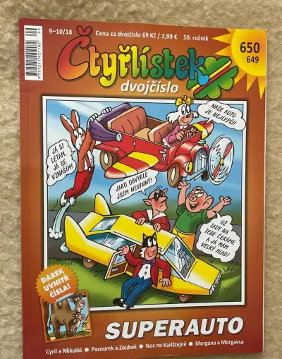 Čtyřlístek Superauto č. 649, 650