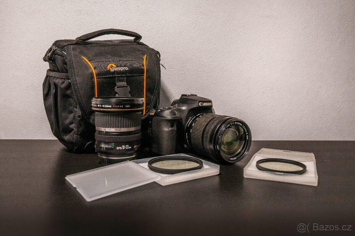 Canon 90D + objektivy a další příslušenství