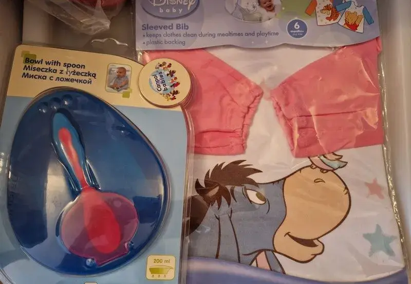 Miska se lžičkou a bryndák