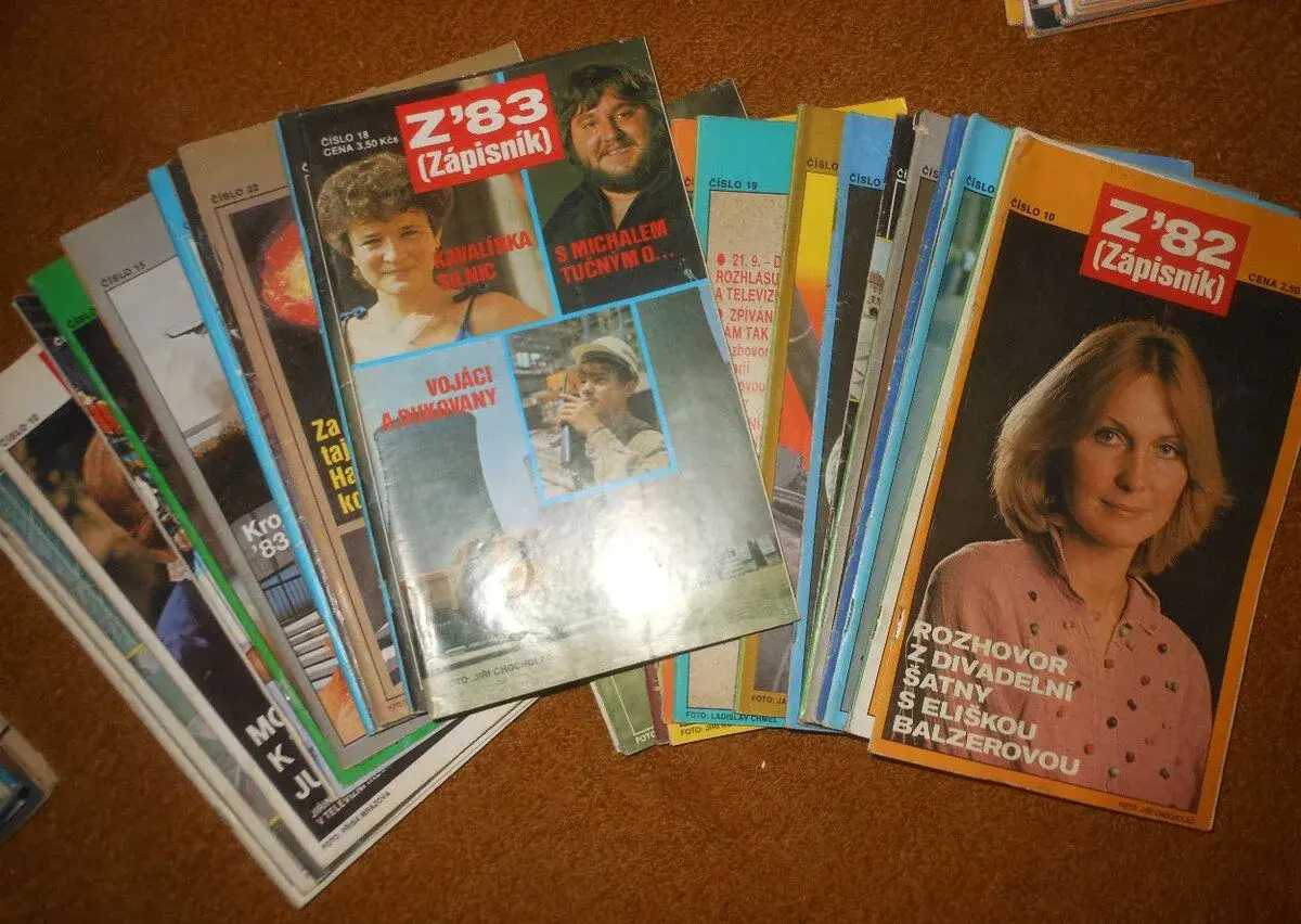 Časopis Zápisník 1979 - 90