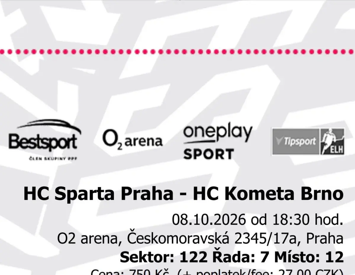 SPARTA PRAHA - KOMETA BRNO 8.10. 18:30