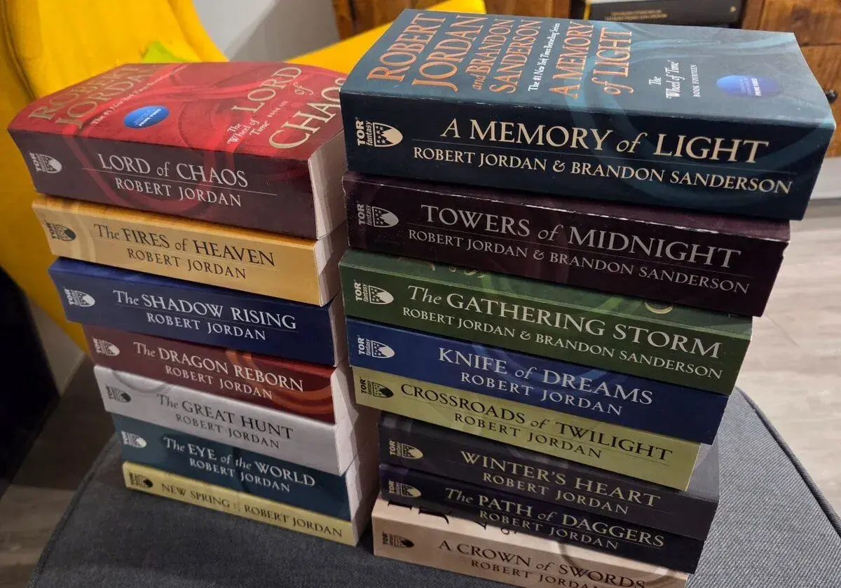 Kompletní The Wheel of Time, 15 knih anglicky