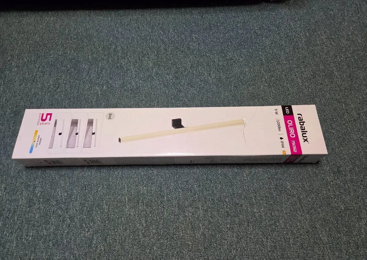 Nástěnné svítidlo Rabalux Oliro 75052, 60cm (75052) černé