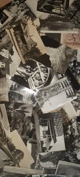 Staré černobílé pohlednice