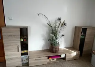 Obývací stěna bez dekoraci