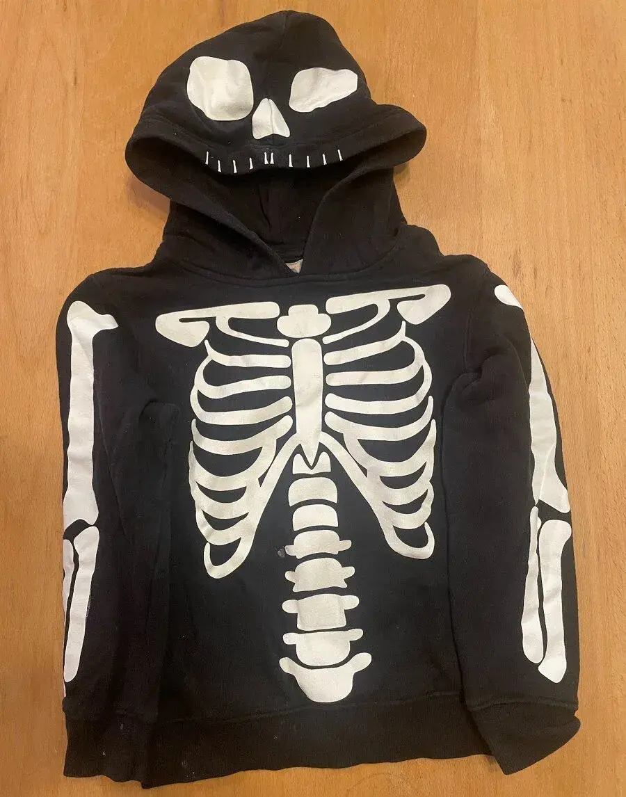 Dětská tepláková souprava H&M 110-116 - Kostlivec