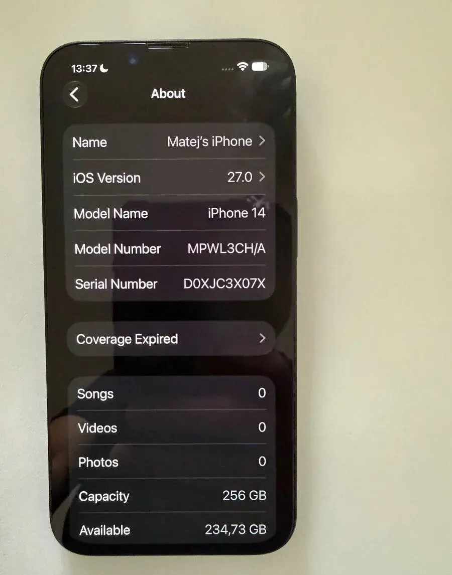 iPhone 14 - 256GB RAM