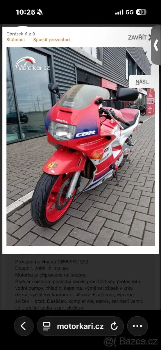 Honda cbr 600f 1992