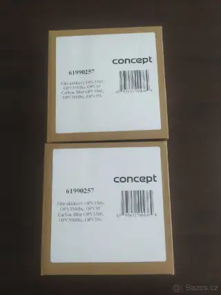 Uhlíkový filtr 2ks do digestoře Concept 61990257