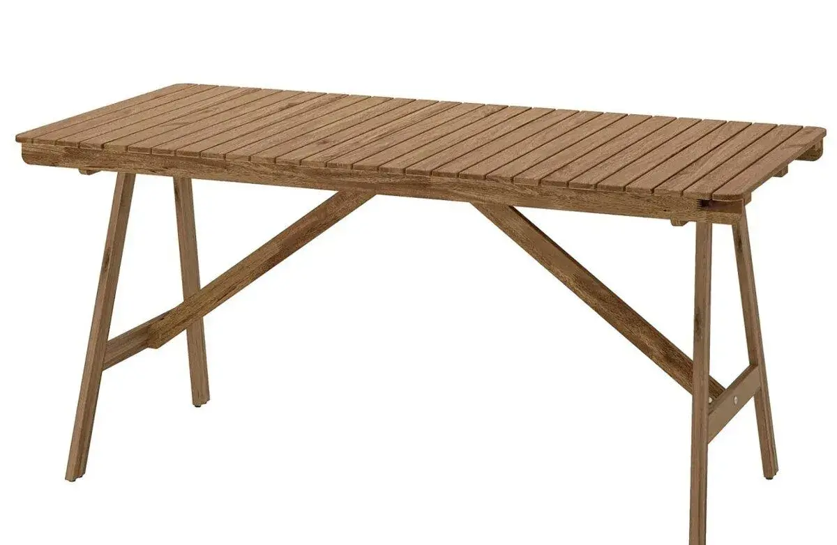 Zahradní dřevěný stůl IKEA FALHOLMEN – jako nový
