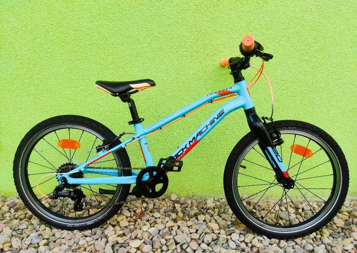 Značkové dětské kolo Rock Machine 20" Thunder(světle modrá)