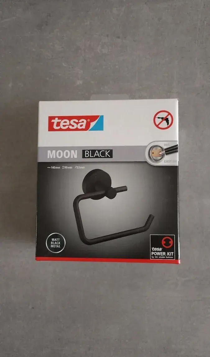 Tesa-Držák toaletního papíru Moon Black