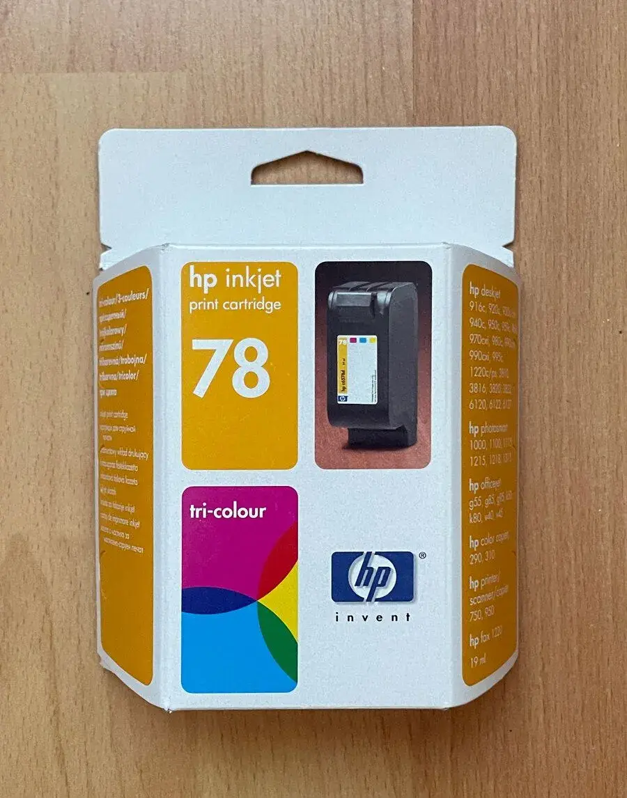 nová originální cartridge HP inkjet cartridge 78 colour