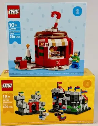 Lego Miniaturní hrad rytíře 40775+Stánek s čokoládou 40776