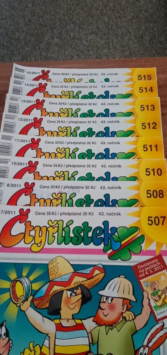 Čtyřlístek č. 507 - 750.