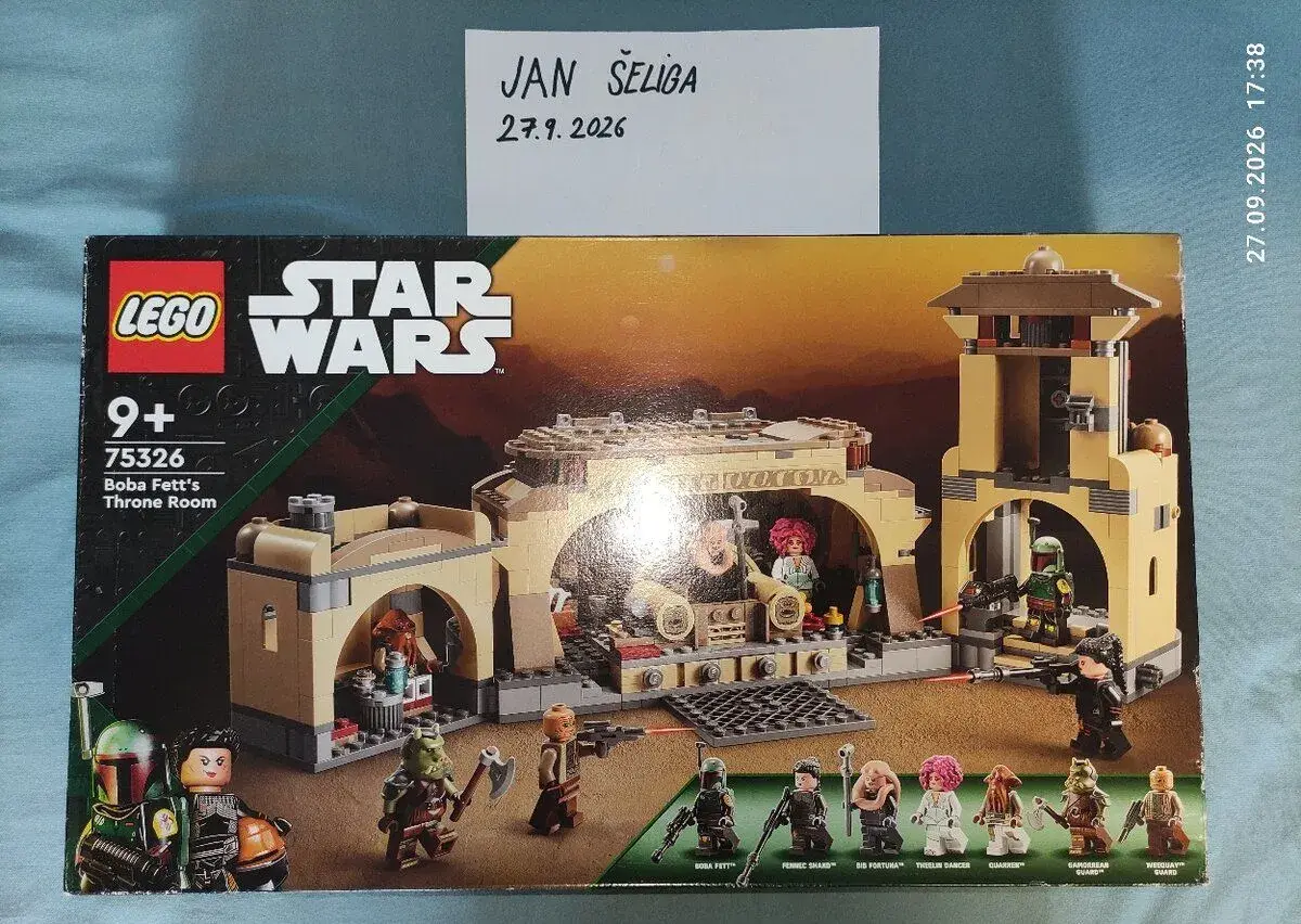LEGO Star Wars 75326 Trůnní sál Boby Fetta