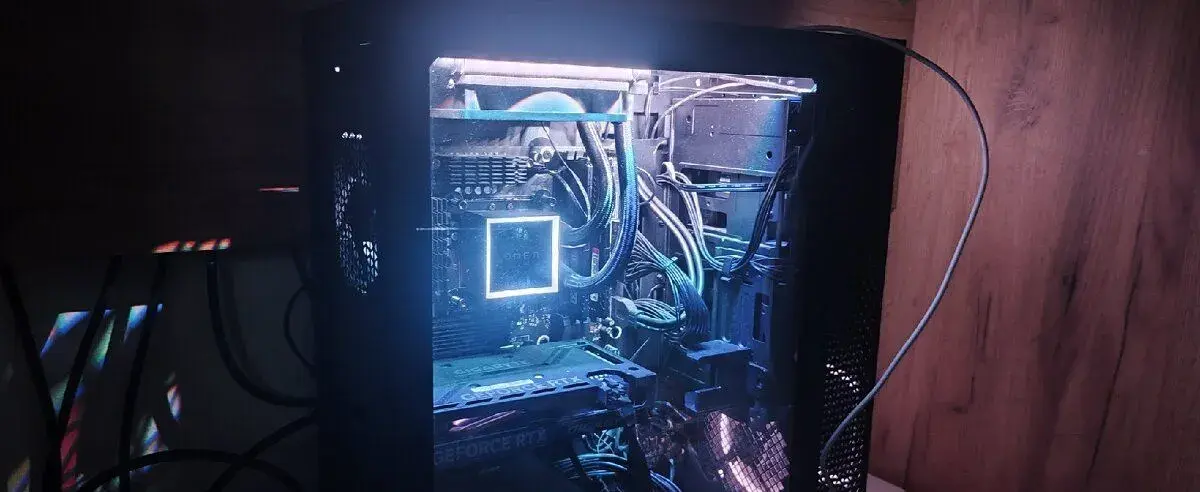 Celý počítačový set up