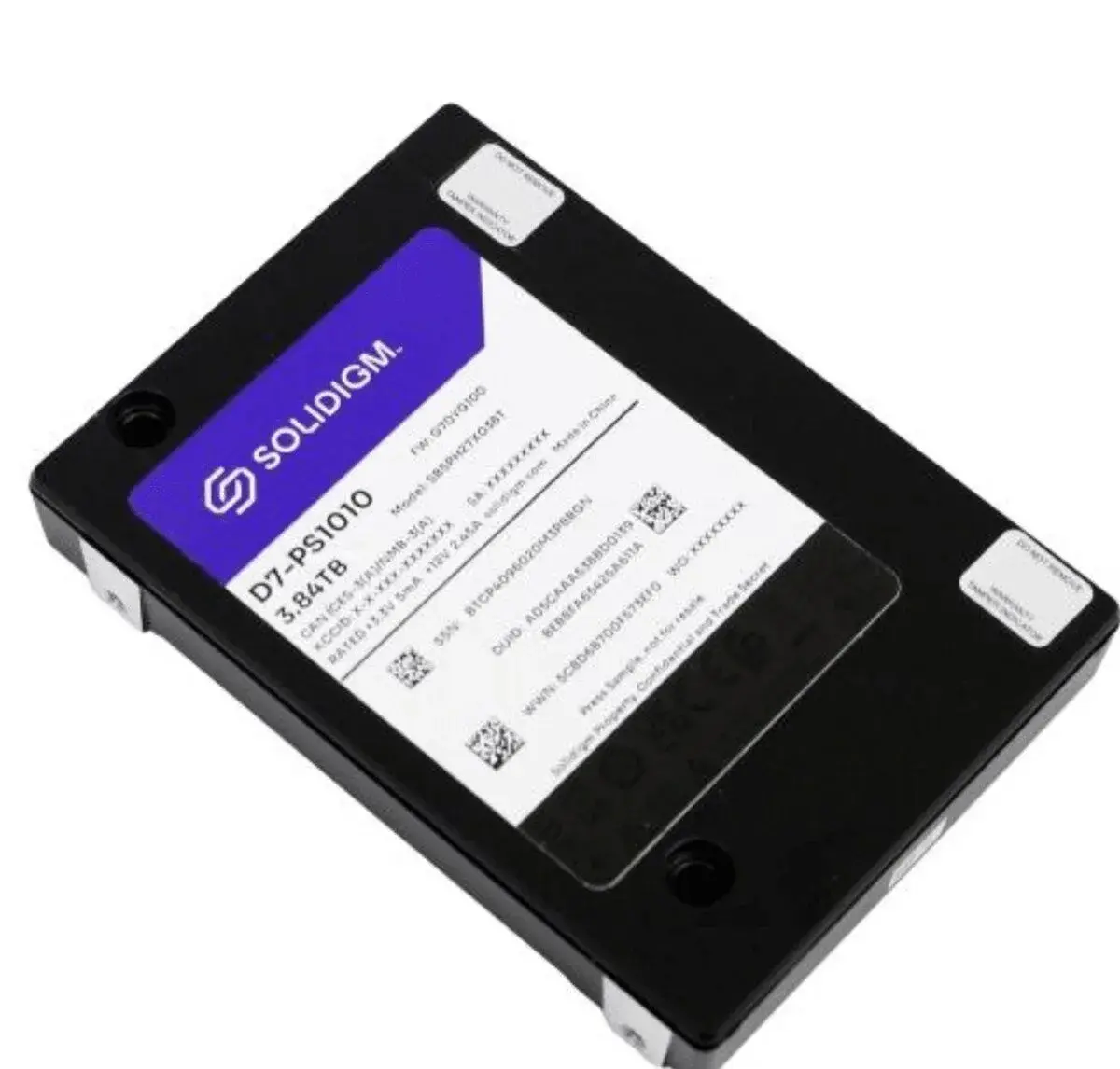 Enterprise SSD SOLIDIGM 3,84TB NVME U.2 Zápis 7PB
