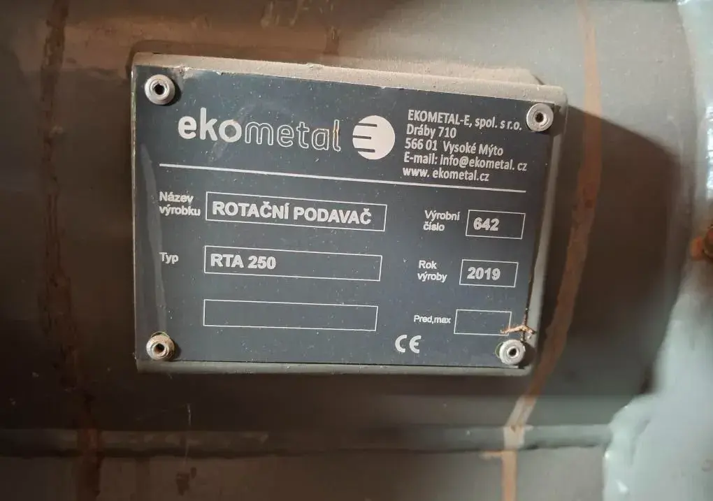 Rotační podavač Ekometal RTA250