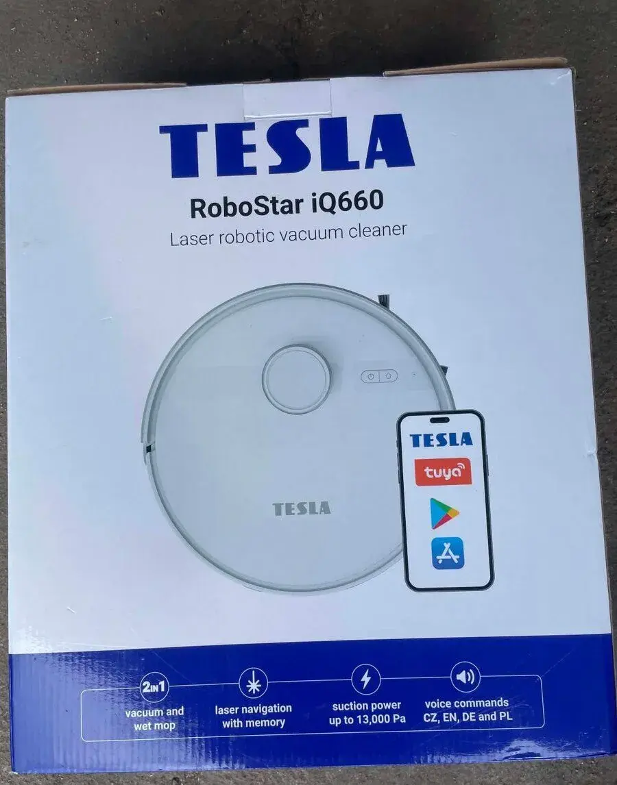 Laserový robotický vysavač Tesla Robostar iQ660