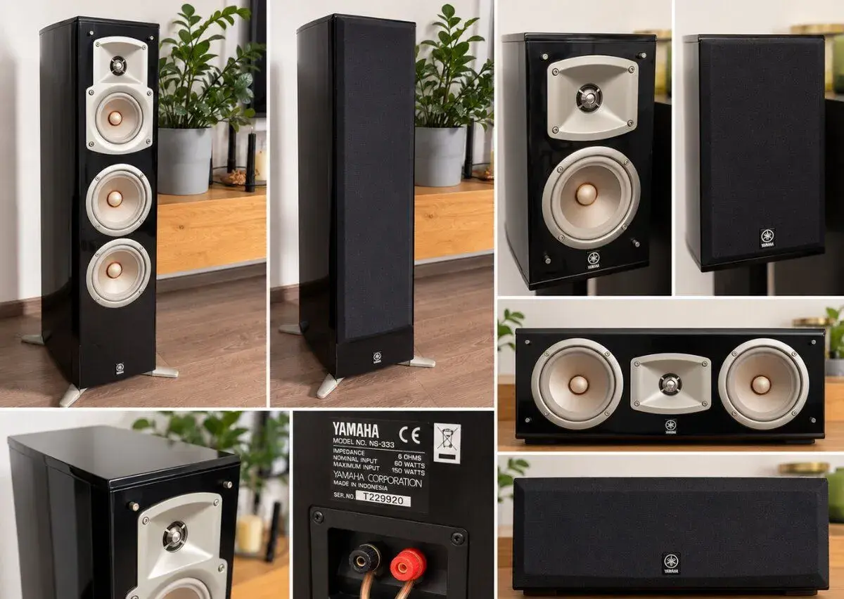 Yamaha domácí kino 5.0 – NS-555, NS-333, NS-C444 + HTR-6130