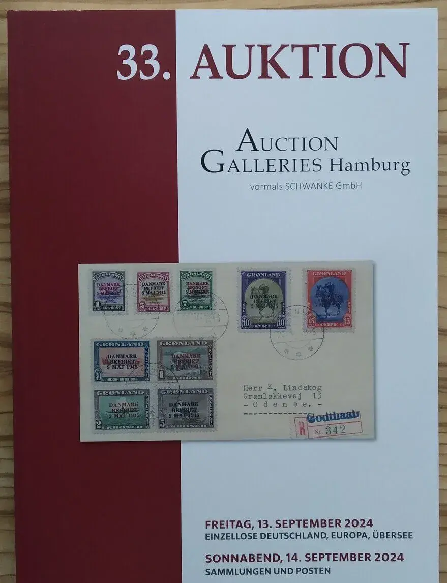 Aukční katalog 33., filatelie