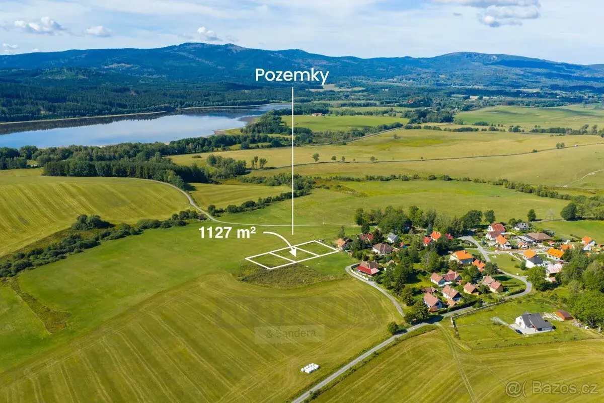Prodej pozemku 1127 m², Horní Planá - Maňava