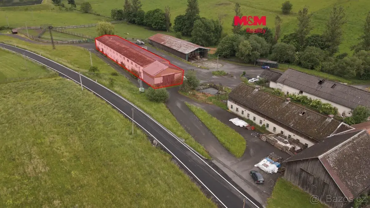 Prodej zemědělského objektu, 1320 m², Dešenice