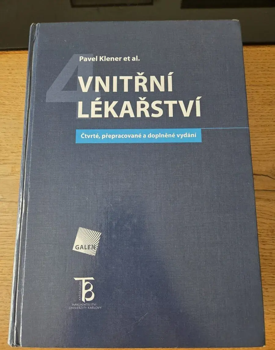 Knihu VNITŘNÍ LÉKAŘSTVÍ Pavel Klener et al.