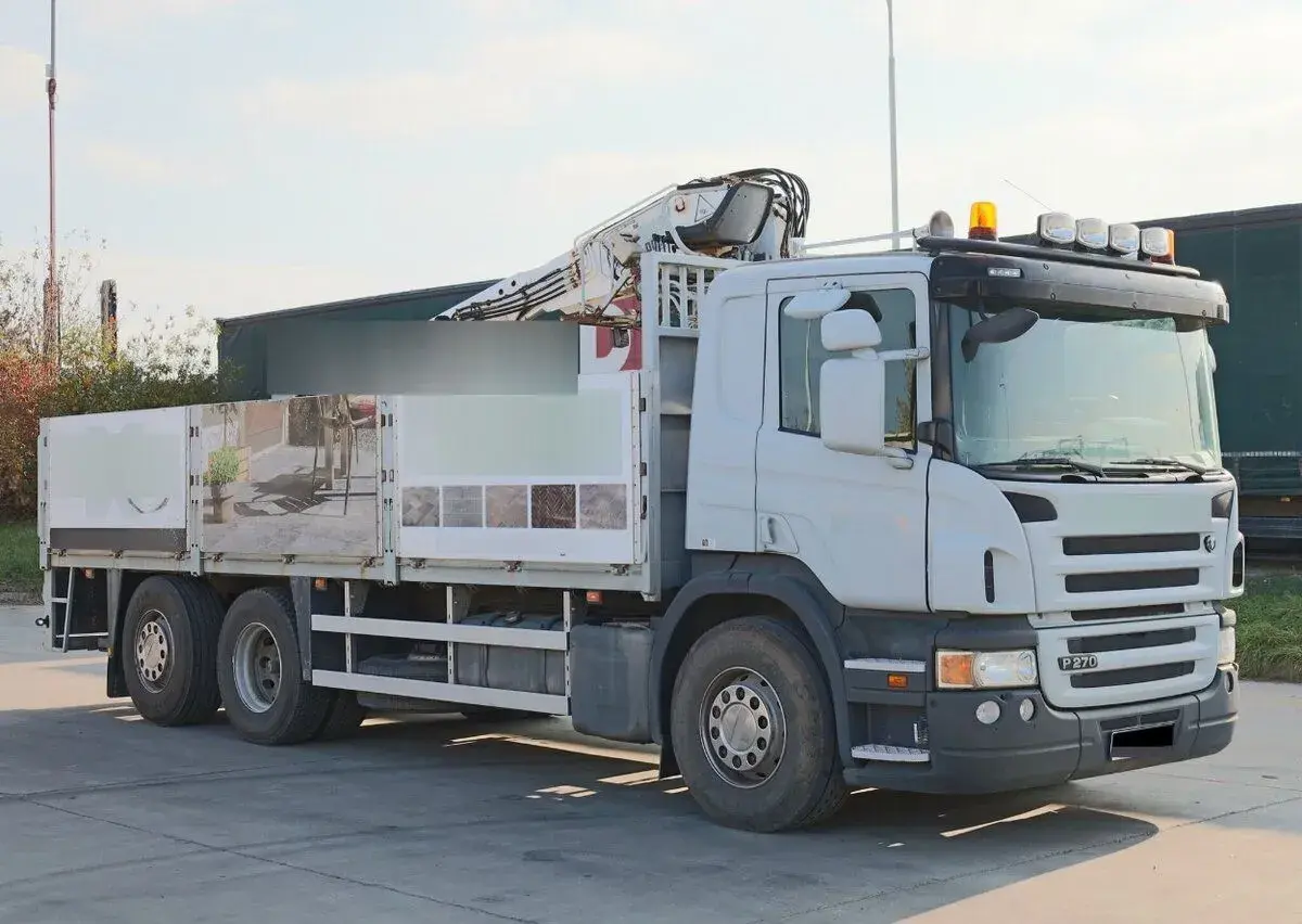 Scania P 270, 6x2, 26 TUN, ODJÍMATELNÉ HLINÍKOVÉ BOČNICE, HY