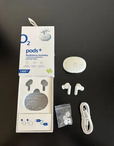 Sluchátka O2 pods+