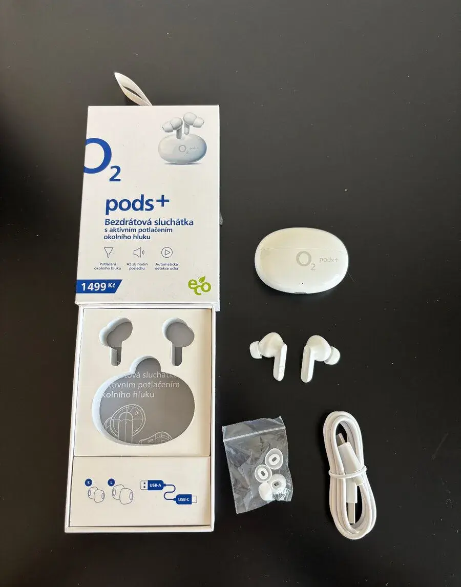 Sluchátka O2 pods+
