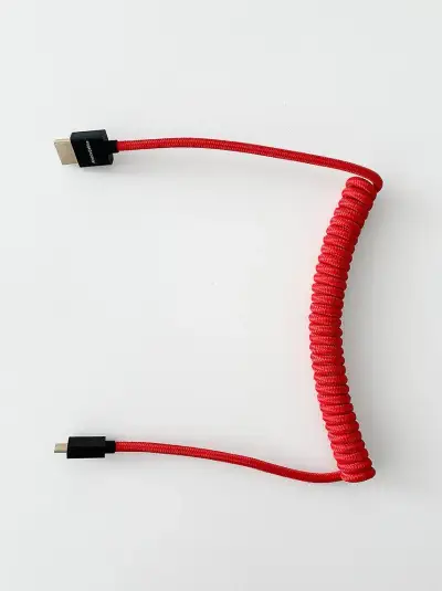 Kroucený kabel micro HDMI typu D na HDMI typu A