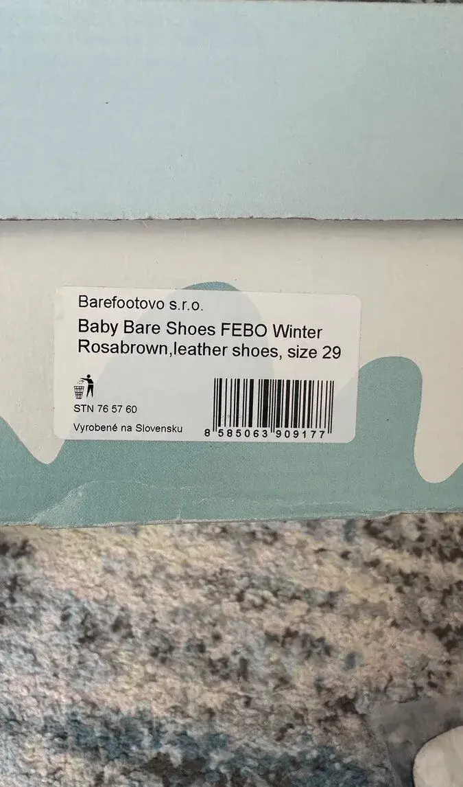 Zimne barefoot Baby Bare FEBO vel.29