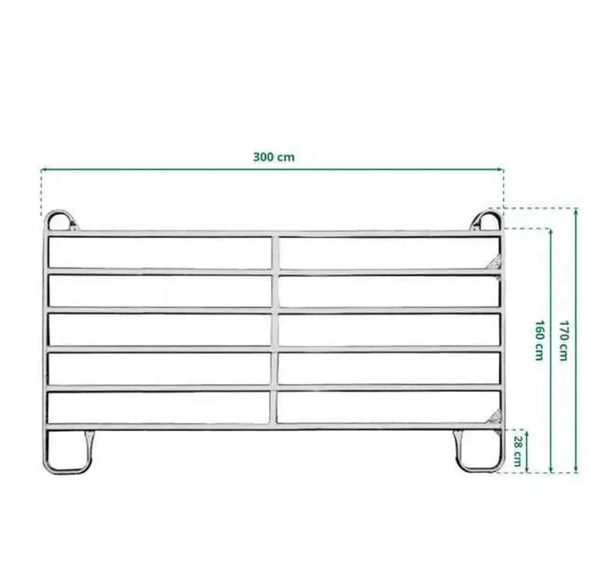 Texas Panely, ohradni Panel 300/170cm -2000kč