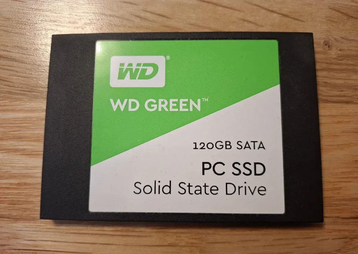 2,5" SSD WD green 120 GB