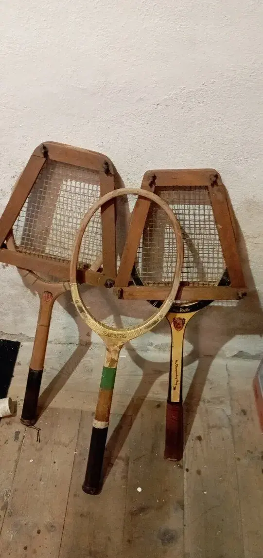 Staré tenisové rakety