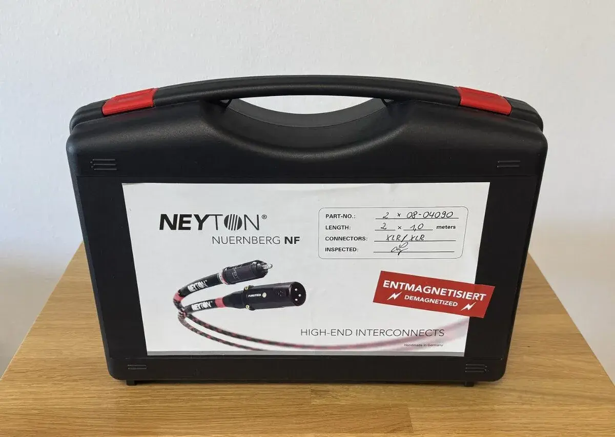 Neyton Nuernberg NF - špičkový XLR kabel, set v délce 2 x 1m