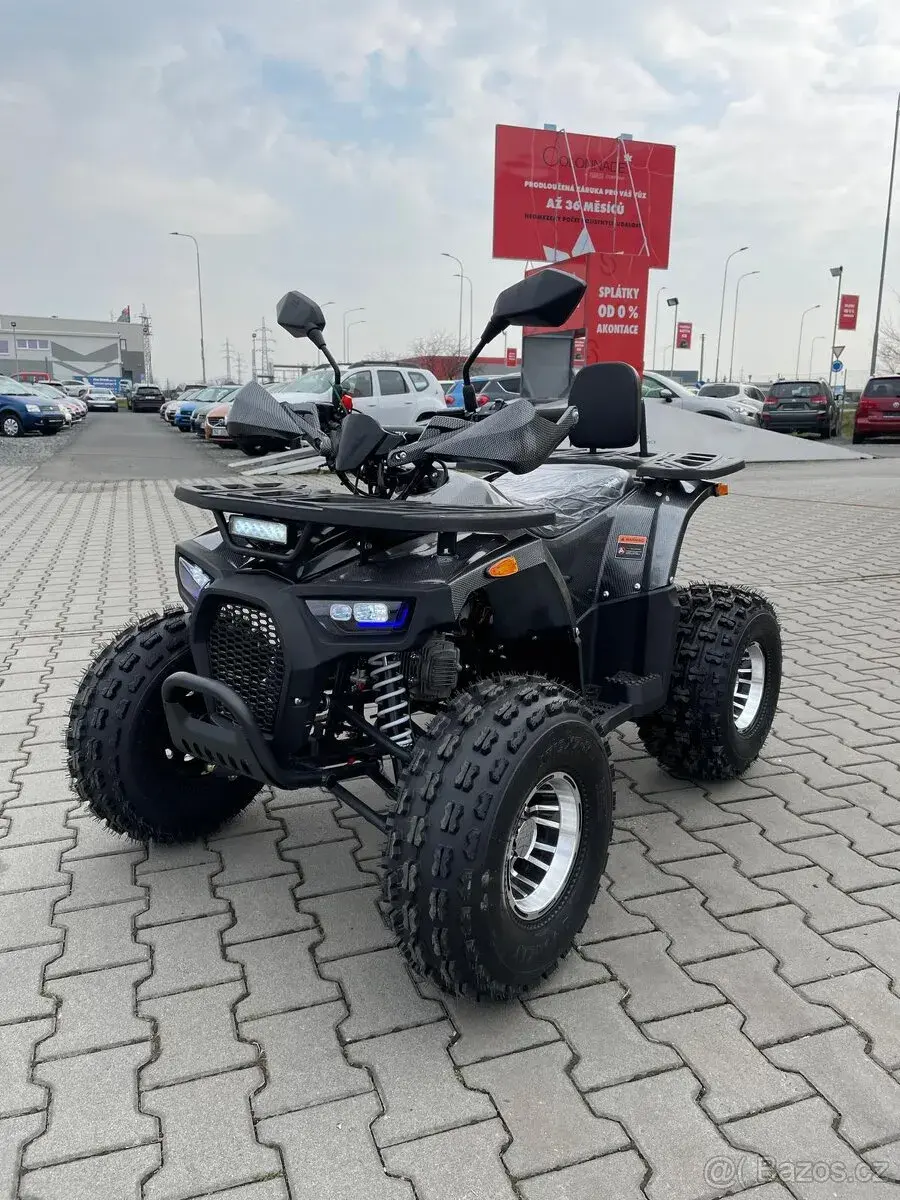 Dětská čtyřkolka Piranha Transformer 125cc 3G8 - carbon