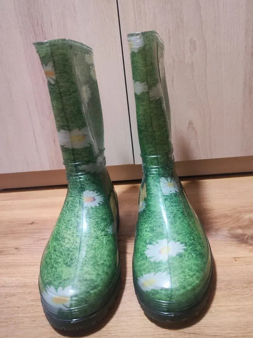 Gumáky/holínky se sedmikráskami Demar 39