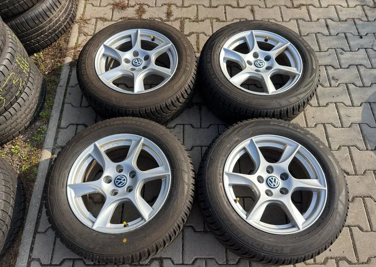 4x al kola 5x112 + pneu zimní 215/60 R16