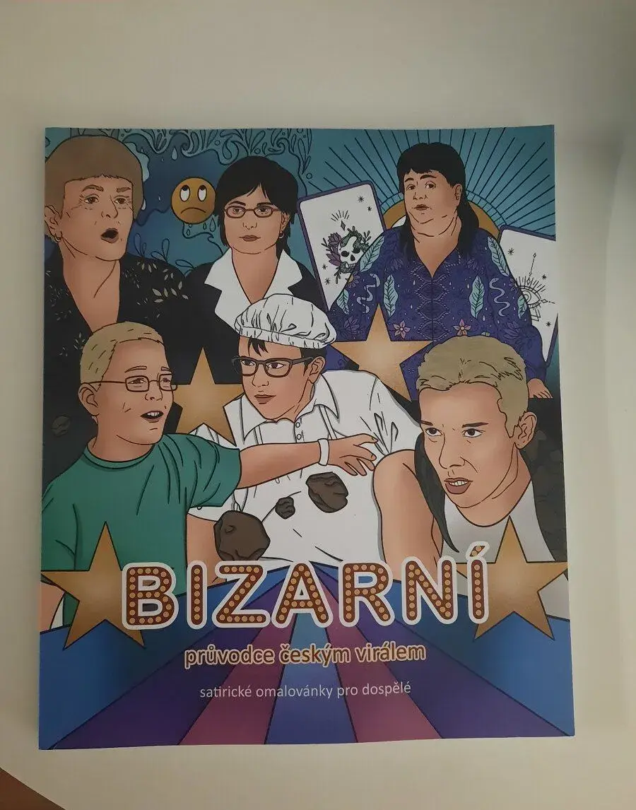 Bizarní průvodce českým virálem - omalovánky